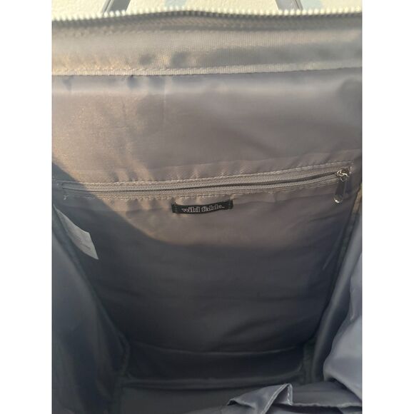 Wild Fable Gray Nylon Convertible Backpack Tote Everyday Bag Multi Pocket - Picture 7 of 8